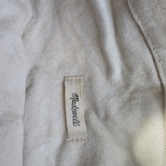 Madewell Cream Crochet Tote Bag - Picture 2 of 3